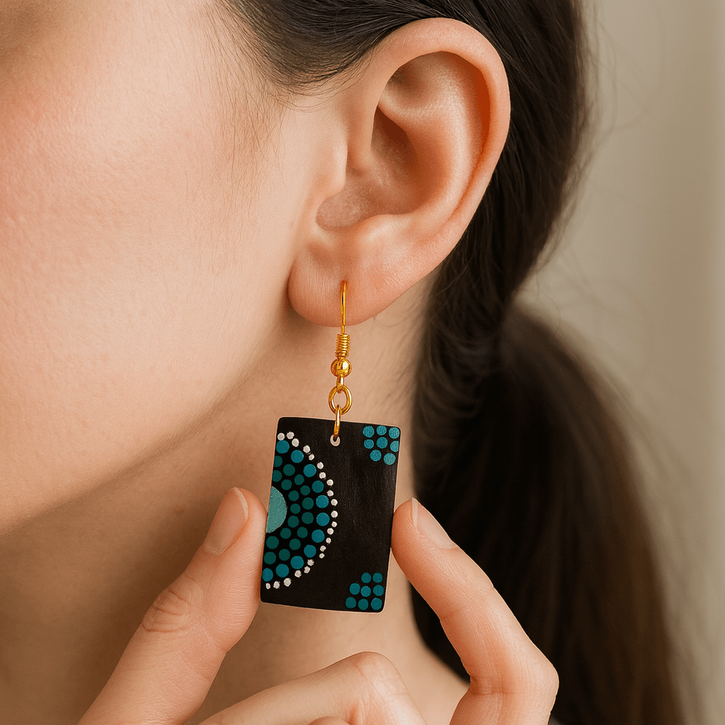 Rectangular Mosaic Earrings