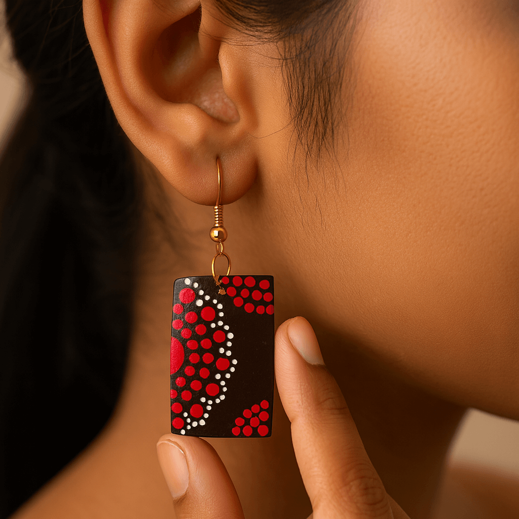 Rectangular Boho Earrings